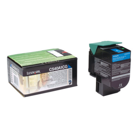 Lexmark - Ciano - originale - cartuccia toner LCCP, LRP - per Lexmark C540, C543, C544, C546, X543, X544, X546, X548