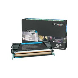 Lexmark - Ciano - originale - cartuccia toner LCCP, LRP - per Lexmark C734, C736, X734, X736, X738