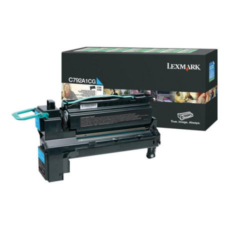 Lexmark - Ciano - originale - cartuccia toner LCCP, LRP - per Lexmark C792, X792