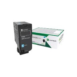 Lexmark - Ciano - originale - cartuccia toner LRP - per Lexmark CS827de, CX827de