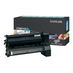 Lexmark - Extra High Yield - ciano - originale - cartuccia toner LCCP, LRP - per Lexmark C782dn, C782dtn, C782n, X782e, X782e M