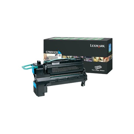 Lexmark - Extra High Yield - ciano - originale - cartuccia toner LCCP, LRP - per Lexmark C792, X792