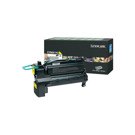 Lexmark - Extra High Yield - giallo - originale - cartuccia toner LCCP, LRP - per Lexmark C792, X792