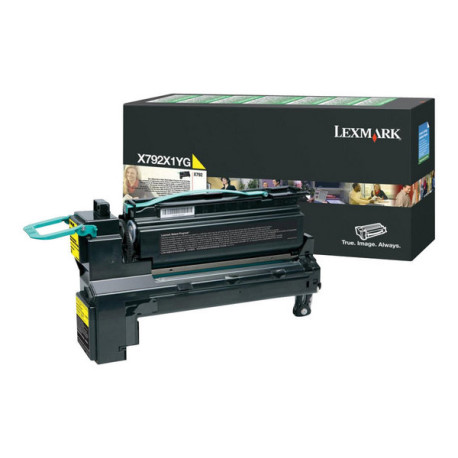 Lexmark - Extra High Yield - giallo - originale - cartuccia toner LCCP, LRP - per Lexmark X792de, X792dte, X792dtfe, X792dtme, 