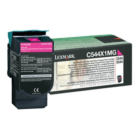 Lexmark - Extra High Yield - magenta - originale - cartuccia toner LCCP, LRP - per Lexmark C544, C546, X544, X546, X548