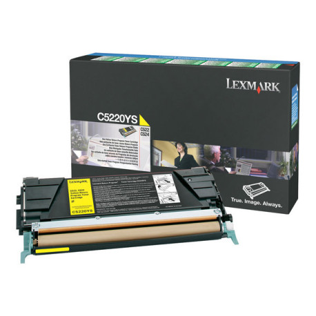 Lexmark - Giallo - originale - cartuccia toner LCCP, LRP - per Lexmark C522, C524, C530, C532, C534