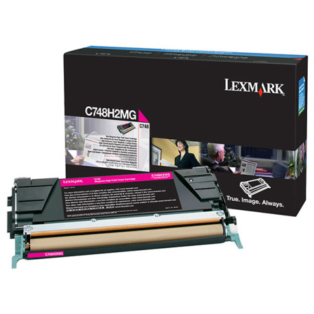 Lexmark - Toner - Magenta - C748H2MG - non return program - 10.000 pag