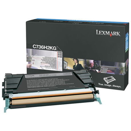 Lexmark - Toner - Nero - C736H2KG - non return program - 12.000 pag