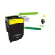 Lexmark 702YE - Giallo - originale - cartuccia toner LCCP, LRP - per Lexmark CS310dn, CS310n, CS410dn, CS410dtn, CS410n, CS510d