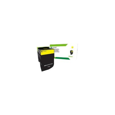 Lexmark 802YE - Giallo - originale - cartuccia toner LCCP, LRP - per Lexmark CX310dn, CX310n, CX410de, CX410dte, CX410e, CX510d