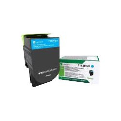 Lexmark X417 - Alta resa - ciano - originale - cartuccia toner LCCP, LRP - per Lexmark CS417dn, CS517de, CX417de