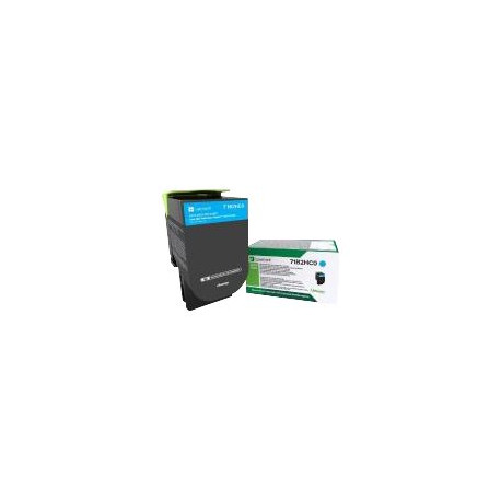 Lexmark X417 - Alta resa - ciano - originale - cartuccia toner LCCP, LRP - per Lexmark CS417dn, CS517de, CX417de