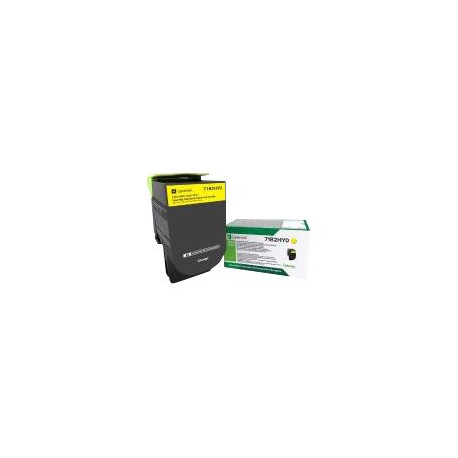 Lexmark X417 - Alta resa - giallo - originale - cartuccia toner LCCP, LRP - per Lexmark CS417dn, CS517de, CX417de