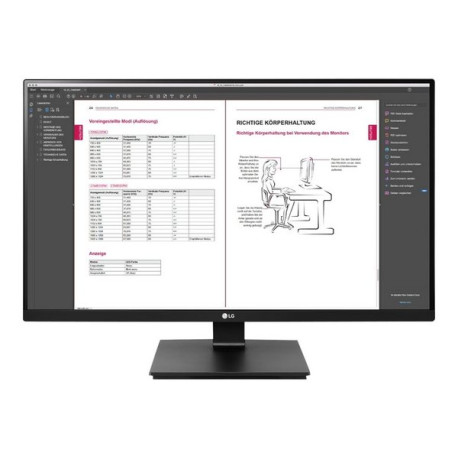 LG 27BN65Q-B - Monitor a LED - 27" - 2560 x 1440 QHD @ 75 Hz - IPS - 350 cd/m² - 1000:1 - HDR10 - 5 ms - 2xHDMI, DisplayPort - 