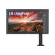 LG UltraFine Ergo 32UN880P-B - UN880P Series - monitor a LED - 32" - 3840 x 2160 4K @ 60 Hz - IPS - 350 cd/m² - HDR10 - 5 ms - 