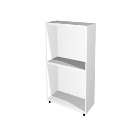 Libreria modulare bassa - a giorno - 40x32x81,5 cm - bianco - Artexport