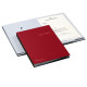 Libro firma - 18 intercalari - 24x34 cm - rosso - Fraschini