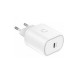 20W USB-C PD Dual Port Wall Charger EU - White