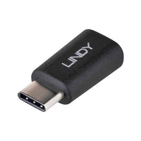 Lindy - Adattatore USB - Micro-USB Type B (F) a 24 pin USB-C (M) - USB 2.0