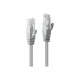 Lindy - Cavo di rete - RJ-45 (M) a RJ-45 (M) - 50 cm - UTP - CAT 6 - stampato, antiaggrovigliamento, bloccato - grigio