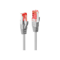 Lindy - Cavo patch - RJ-45 (M) a RJ-45 (M) - 1 m - PiMF (coppie in lamina di metallo) - CAT 6e - antiaggrovigliamento - grigio