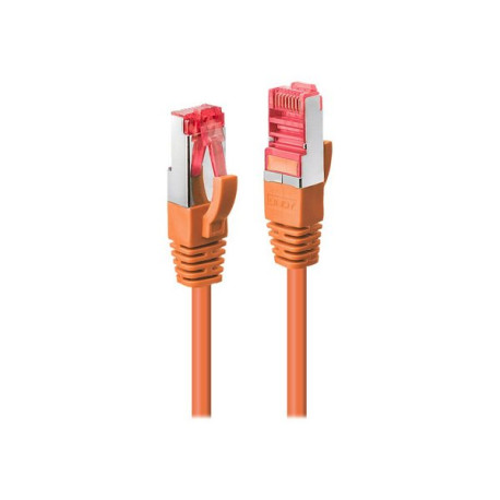 Lindy - Cavo patch - RJ-45 (M) a RJ-45 (M) - 1 m - SFTP, PiMF - CAT 6 - antiaggrovigliamento - arancione