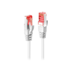 Lindy - Cavo patch - RJ-45 (M) a RJ-45 (M) - 1 m - SFTP, PiMF - CAT 6 - stampato, antiaggrovigliamento - bianco