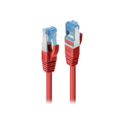 Lindy - Cavo patch - RJ-45 (M) a RJ-45 (M) - 1 m - SFTP, PiMF - CAT 6a - senza alogeni, antiaggrovigliamento - rosso