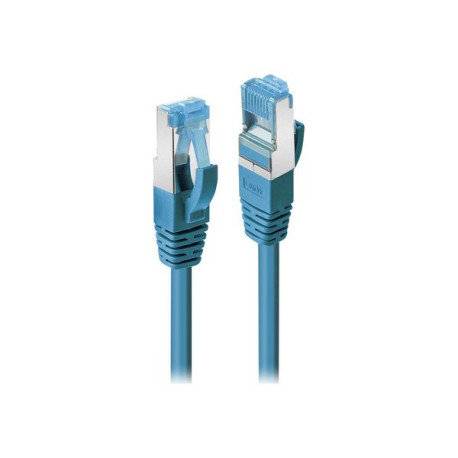 Lindy - Cavo patch - RJ-45 (M) a RJ-45 (M) - 1 m - SFTP, PiMF - CAT 6a - senza alogeni, stampato, antiaggrovigliamento - blu