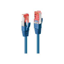 Lindy - Cavo patch - RJ-45 (M) a RJ-45 (M) - 1 m - SFTP, PiMF - CAT 6e - antiaggrovigliamento - blu