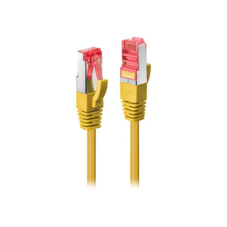 Lindy - Cavo patch - RJ-45 (M) a RJ-45 (M) - 1 m - SFTP, PiMF - CAT 6e - stampato, antiaggrovigliamento - giallo