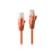 Lindy - Cavo patch - RJ-45 (M) a RJ-45 (M) - 1 m - UTP - CAT 6 - stampato, antiaggrovigliamento, bloccato - arancione