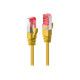 Lindy - Cavo patch - RJ-45 (M) a RJ-45 (M) - 1.5 m - PiMF (coppie in lamina di metallo) - CAT 6e - antiaggrovigliamento - giall