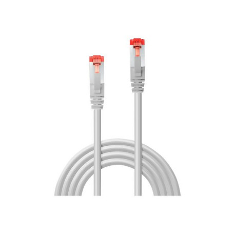 Lindy - Cavo patch - RJ-45 (M) a RJ-45 (M) - 10 m - SFTP, PiMF - CAT 6e - antiaggrovigliamento - grigio