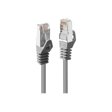 Lindy - Cavo patch - RJ-45 (M) a RJ-45 (M) - 10 m - STP - CAT 6 - antiaggrovigliamento - grigio