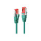 Lindy - Cavo patch - RJ-45 (M) a RJ-45 (M) - 2 m - SFTP, PiMF - CAT 6 - antiaggrovigliamento - verde