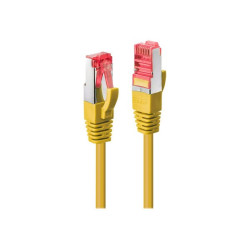 Lindy - Cavo patch - RJ-45 (M) a RJ-45 (M) - 2 m - SFTP, PiMF - CAT 6 - stampato, antiaggrovigliamento - giallo