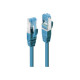 Lindy - Cavo patch - RJ-45 (M) a RJ-45 (M) - 2 m - SFTP, PiMF - CAT 6a - senza alogeni, stampato, antiaggrovigliamento - blu