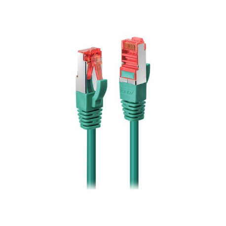 Lindy - Cavo patch - RJ-45 (M) a RJ-45 (M) - 20 m - SFTP, PiMF - CAT 6e - antiaggrovigliamento - verde