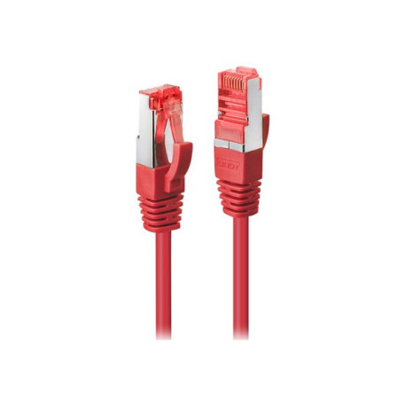 Lindy - Cavo patch - RJ-45 (M) a RJ-45 (M) - 3 m - SFTP, PiMF - CAT 6 - antiaggrovigliamento - rosso