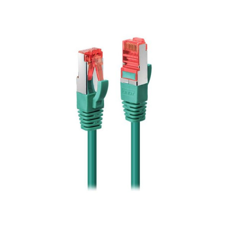 Lindy - Cavo patch - RJ-45 (M) a RJ-45 (M) - 3 m - SFTP, PiMF - CAT 6 - antiaggrovigliamento - verde