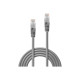 Lindy - Cavo patch - RJ-45 (M) a RJ-45 (M) - 3 m - STP - CAT 6 - antiaggrovigliamento - grigio