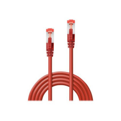 Lindy - Cavo patch - RJ-45 (M) a RJ-45 (M) - 30 cm - SFTP, PiMF - CAT 6 - stampato, antiaggrovigliamento - rosso