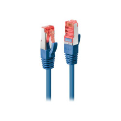 Lindy - Cavo patch - RJ-45 (M) a RJ-45 (M) - 30 cm - SFTP, PiMF - CAT 6e - antiaggrovigliamento - blu