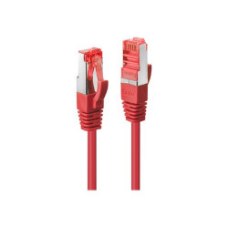 Lindy - Cavo patch - RJ-45 (M) a RJ-45 (M) - 5 m - SFTP, PiMF - CAT 6 - antiaggrovigliamento - rosso