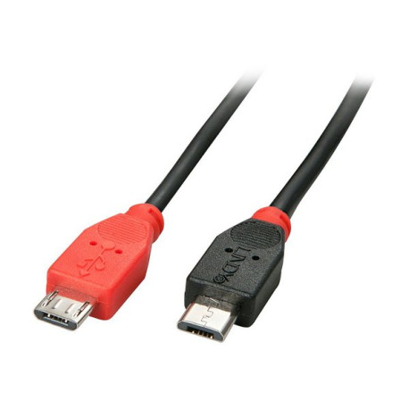 Lindy - Cavo USB - Micro-USB Tipo B (M) a Micro-USB Tipo B (M) - USB 2.0 - 50 cm - nero