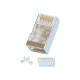 Lindy - Connettore di rete - RJ-45 (M) - STP - CAT 6 - bloccato (pacchetto di 10)