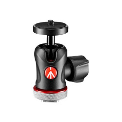 Manfrotto 492 Centre Ball Head with Cold shoe mount - Montatura testa a sfera / flash esterno