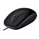 Logitech B110 Silent - Mouse - per destrorsi e per sinistrorsi - ottica - 3 pulsanti - cablato - USB