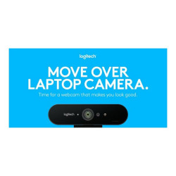 Logitech BRIO 4K Ultra HD webcam - Webcam - colore - 4096 x 2160 - audio - USB